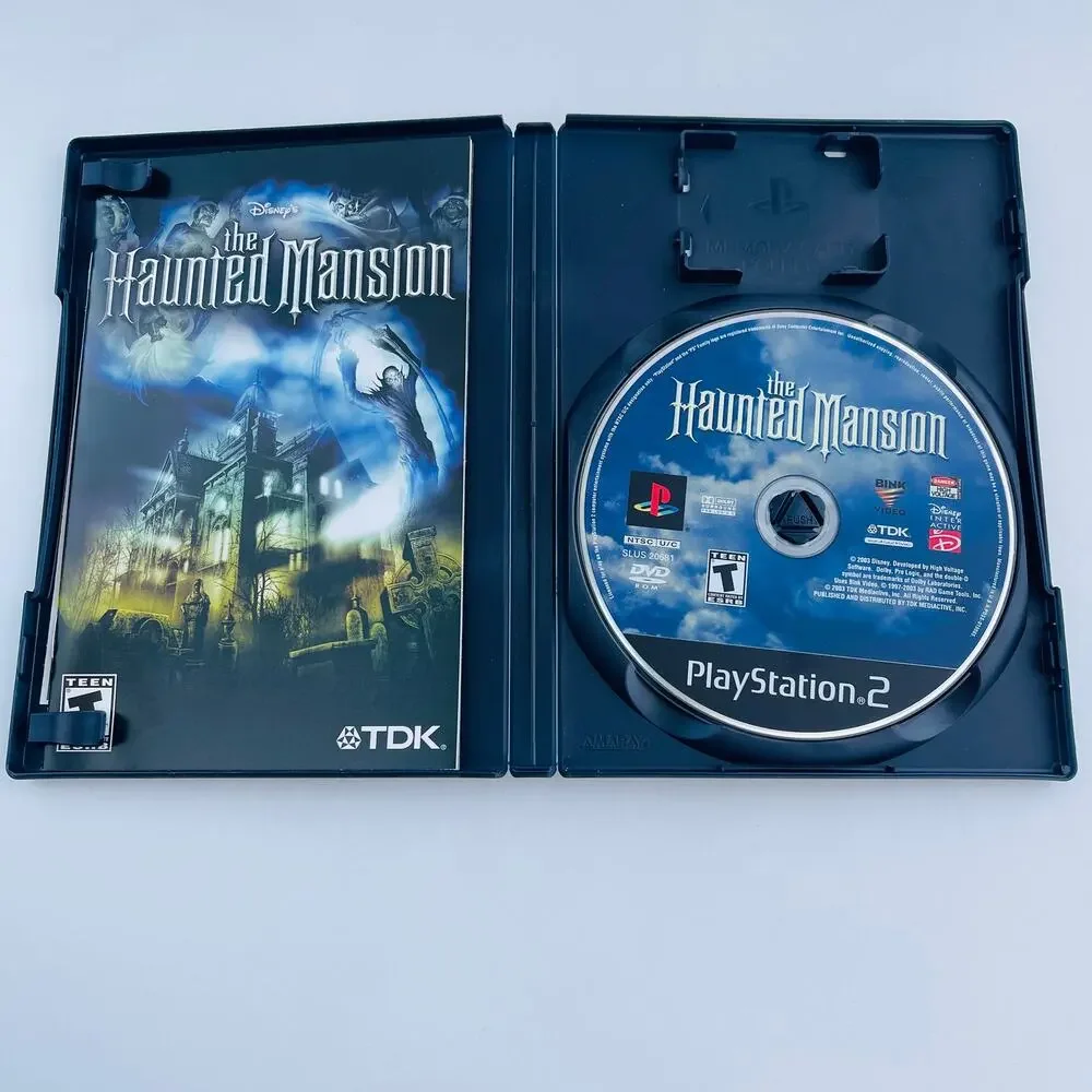 Disney's The Haunted Mansion Sony PlayStation 2 PS2 2003 CIB + Registration Teen